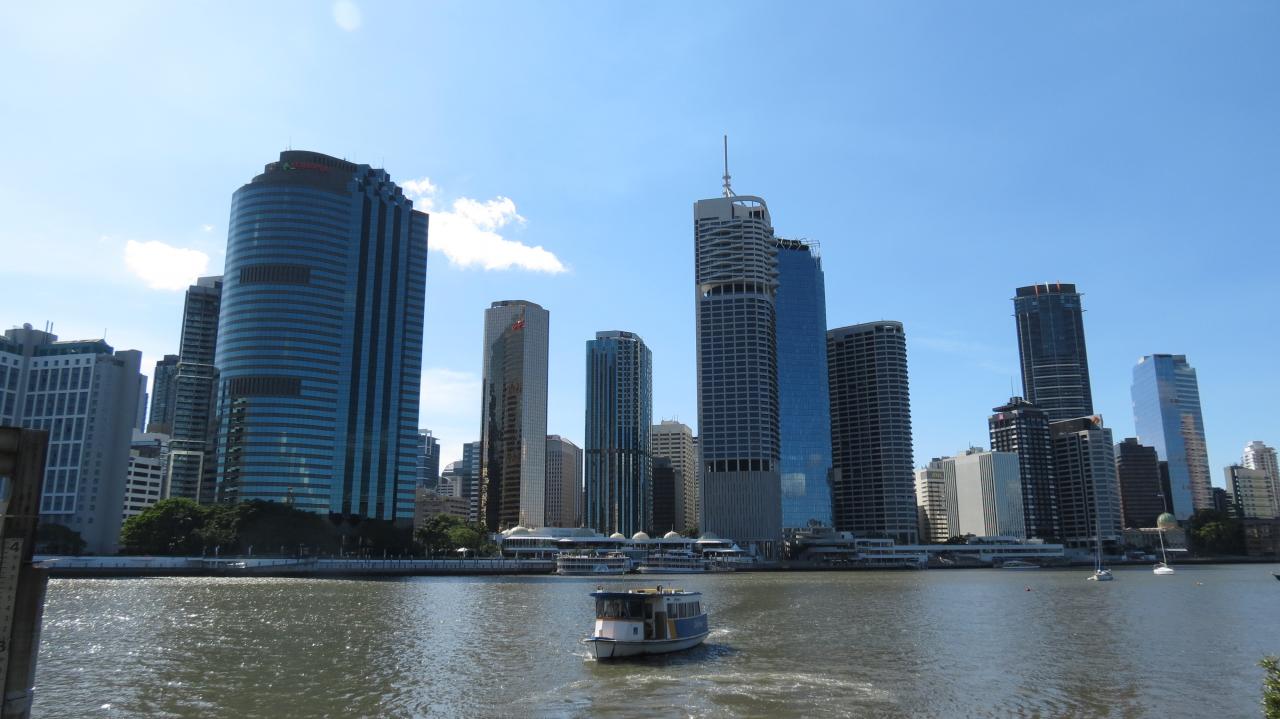 Brisbane vue du ferry 