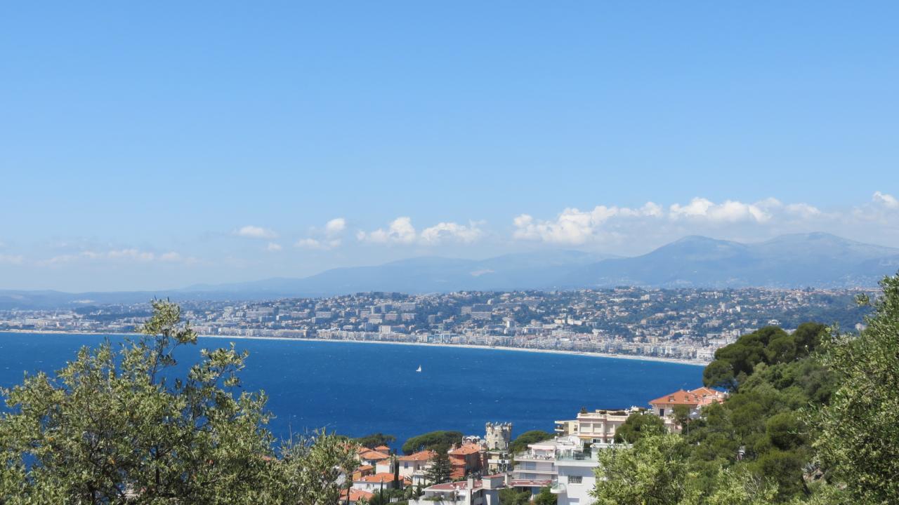NICE VUE DU FORT MONT ALBAN  