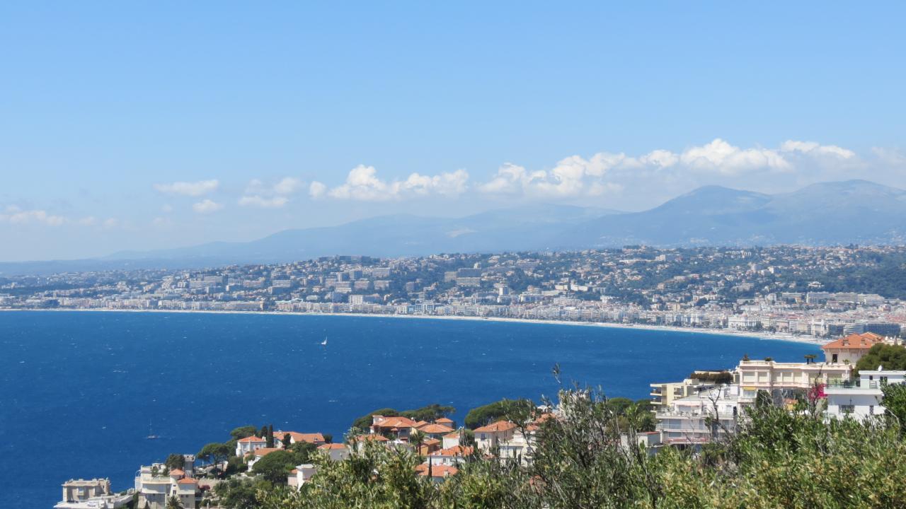NICE VUE DU FORT MONT ALBAN  