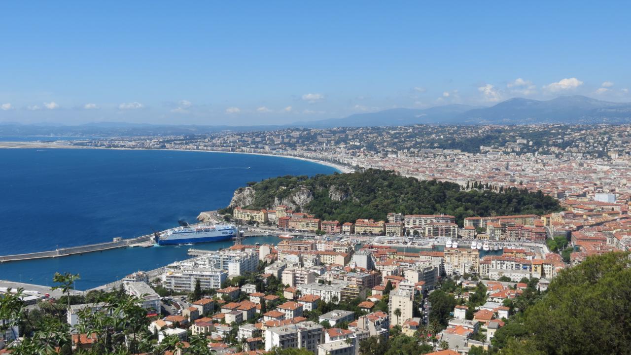 NICE VUE DU FORT MONT ALBAN  