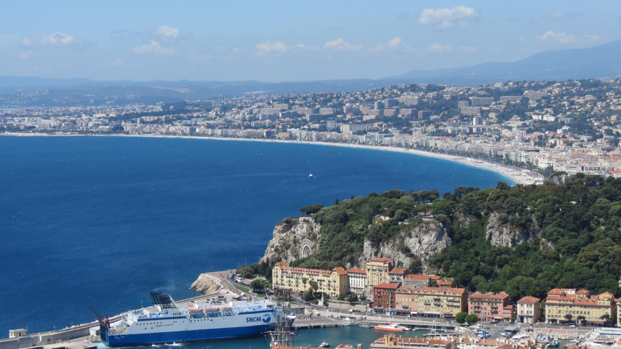 NICE VUE DU FORT MONT ALBAN  