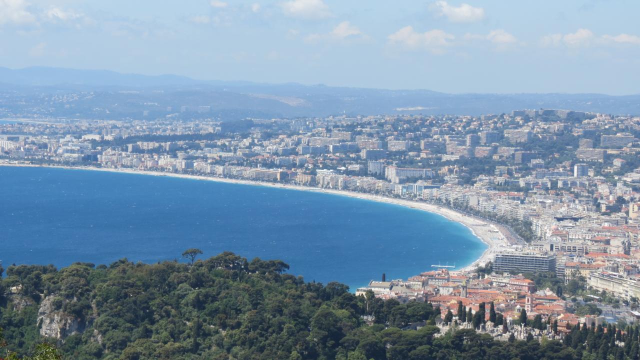 NICE VUE DU FORT MONT ALBAN 