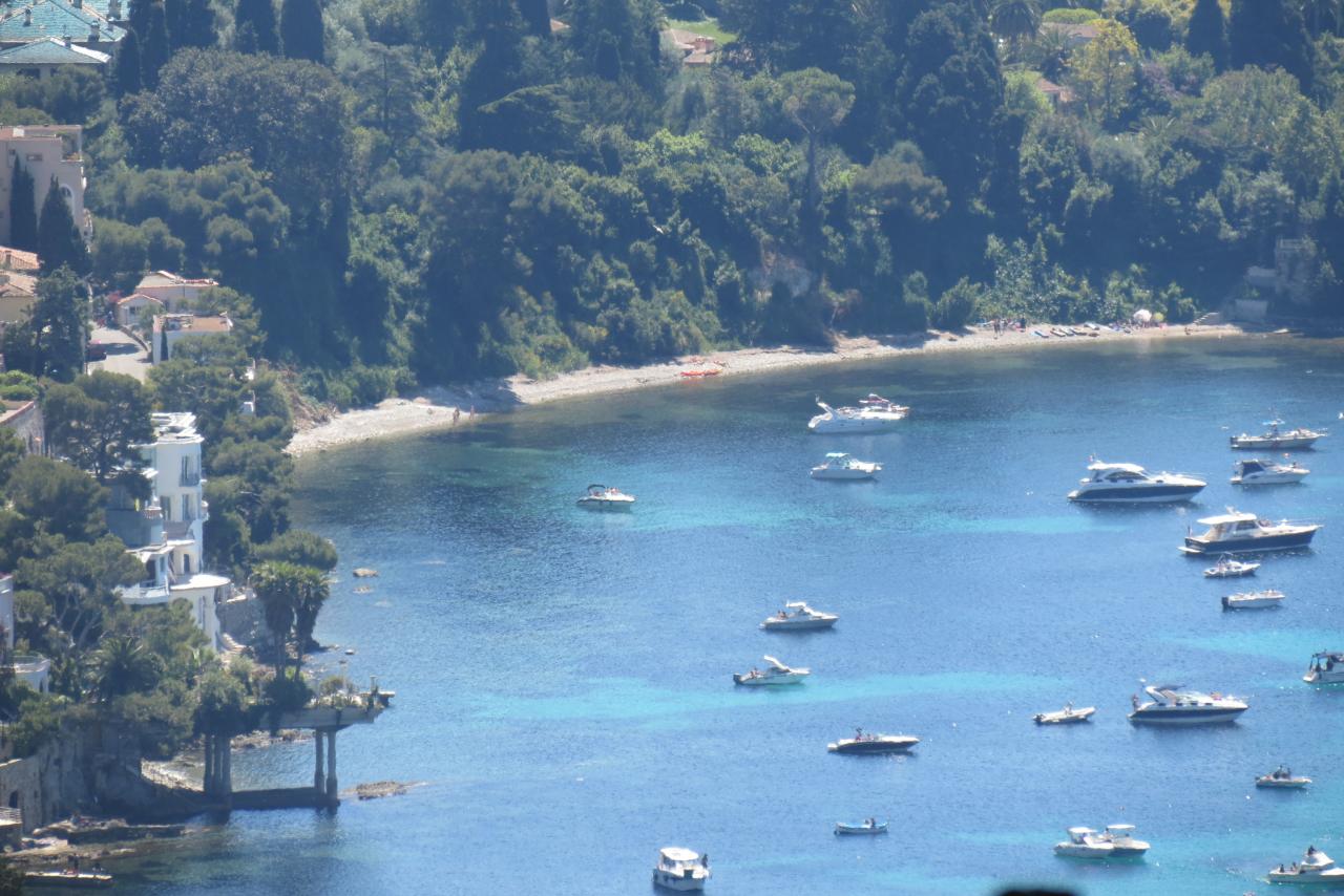 VILLEFRANCHE SUR MER VUE DU FORT DU MONT ALBAN 